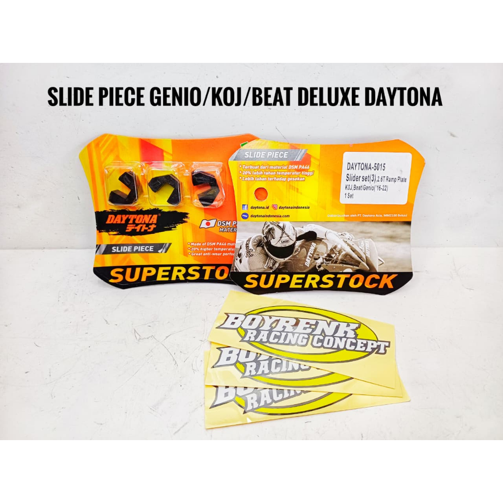 SLIDER SLIDE PIECE/KARET PULLY BEAT DELUXE/GENIO/KOJ DAYTONA