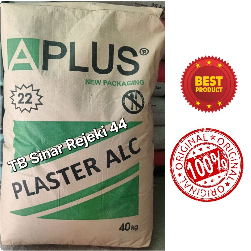 A PLUS 22 Mortar Plaster ALC Plester Bata Ringan Hebel Aplus 22 Lightweight Brick Plaster