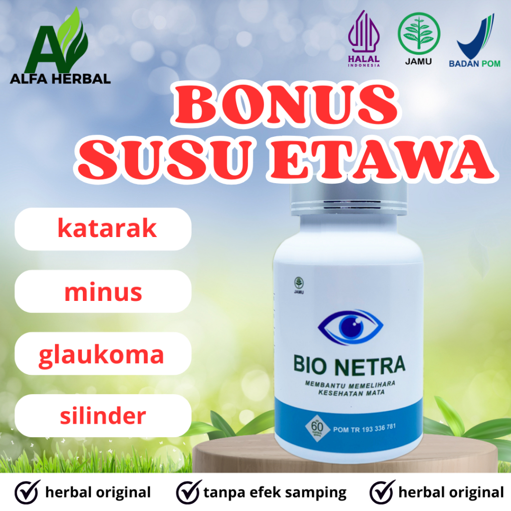 Bio Netra Bionetra 100% Original Kapsul Mata Herbal