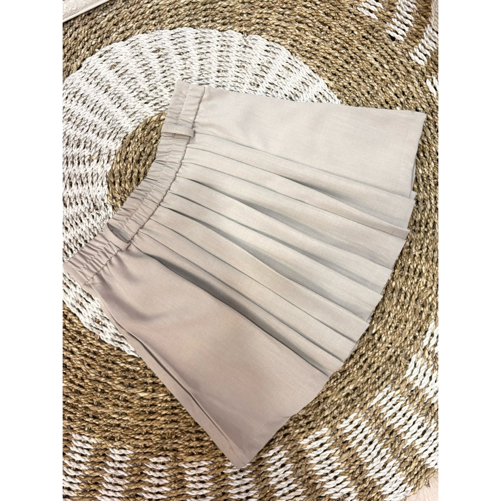 Rok Mini Plisket dengan Sabuk Premium BKK