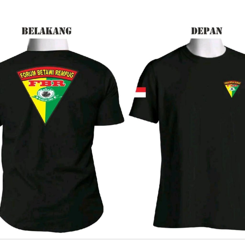 Kaos T-shirt Forum Betawi Rampug FBR Kaos Distro Unisex