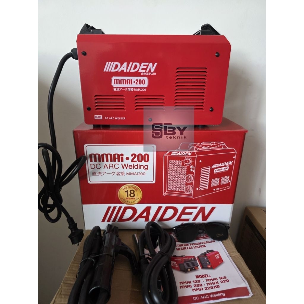 TRAVO LAS DAIDEN MMA 200 /WELDING DAIDEN MMAI 200 200A/MESIN LAS DAIDEN MMAI 200 MMA 200