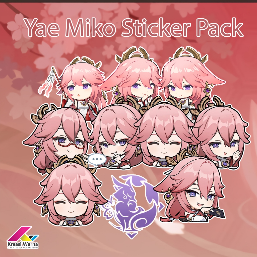 Genshin Impact Sticker Yae Miko