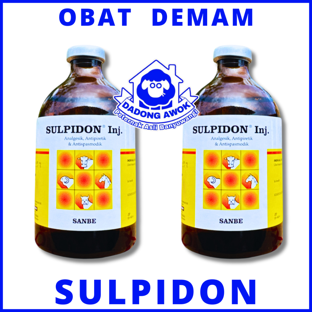 SULPIDON Obat kejang kejang penurun panas - SULPIDON 100ml - obat Sapi kambing IBRAHIM DADONG AWOK