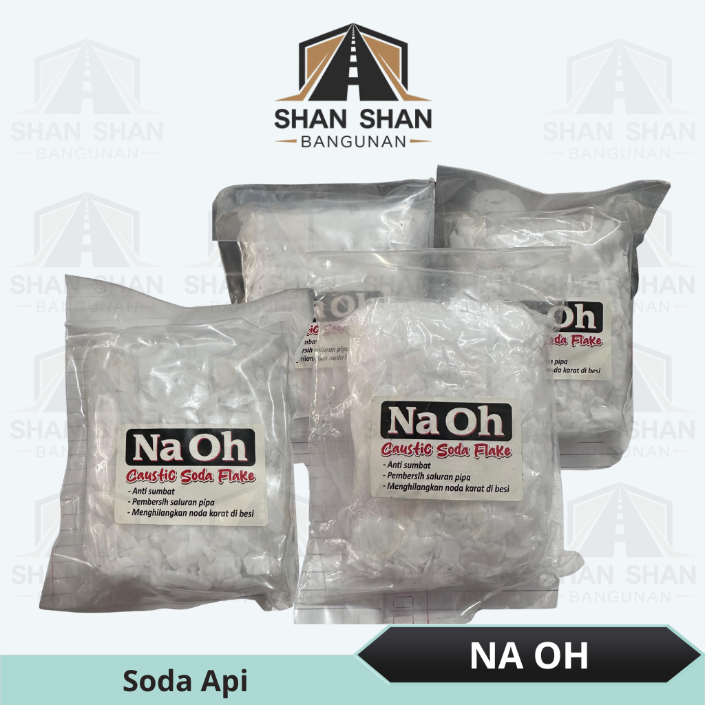 Soda Api Na Oh / Soda Api Anti Mampet 250 Gram / Caustic Soda Flake Untuk Wc Buntu 250 Gr