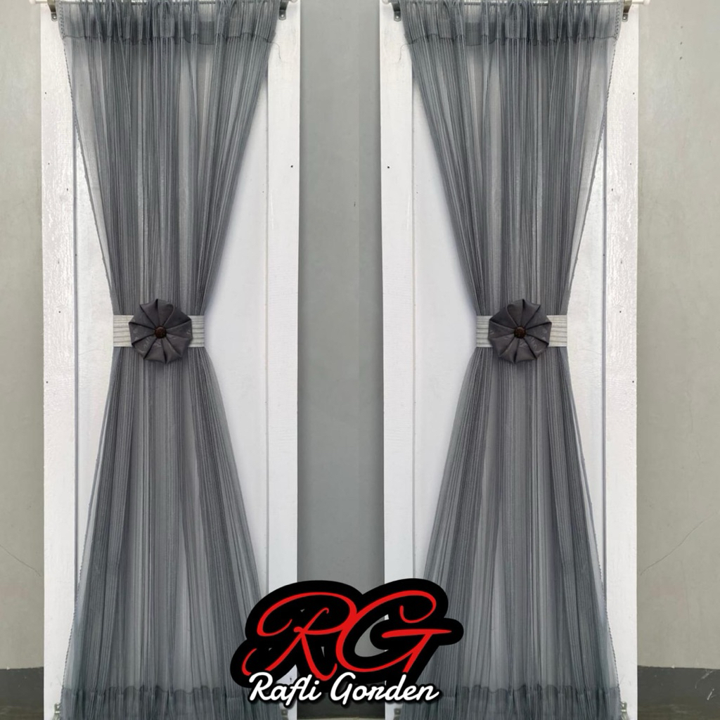 Gorden kupu Kupu Gorden Jendela Minimalis Tirai Jendela