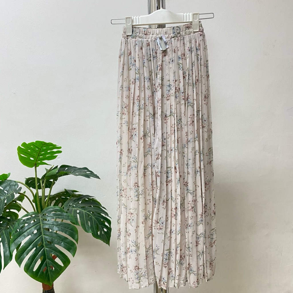 Rok panjang Sifon Plisket Pands