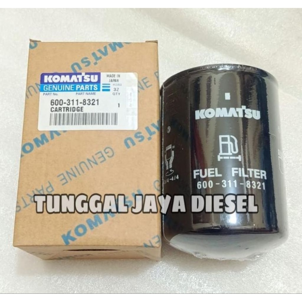600-311-8321 6003118321 600 311 8321 Fuel Filter Solar Komatsu