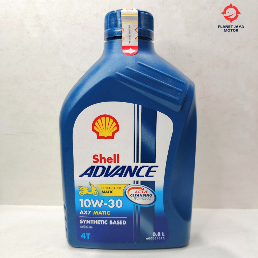 OLI SHELL Advance 4T / AX7 Scooter Matic 10W-30 800Ml / Synthetic Based