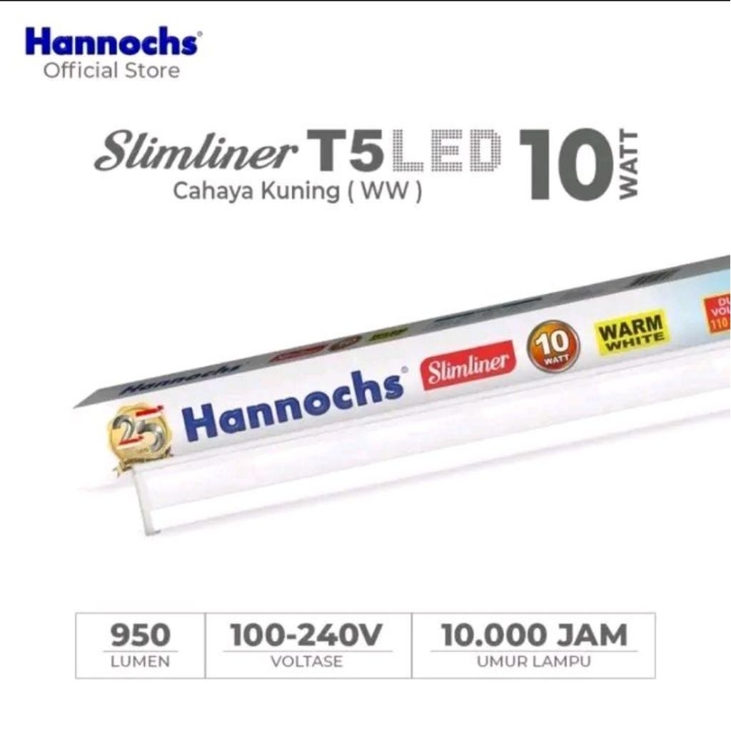 HANNOCHS Lampu Neon LED Slimlinear II T5 10 Watt