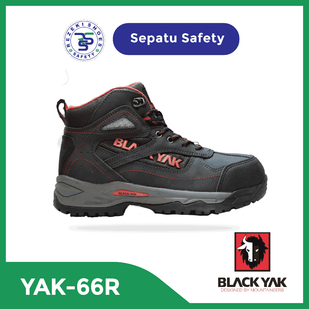 Sepatu Safety Black Yak 66N - Safety Shoes Blackyak 65N S1P