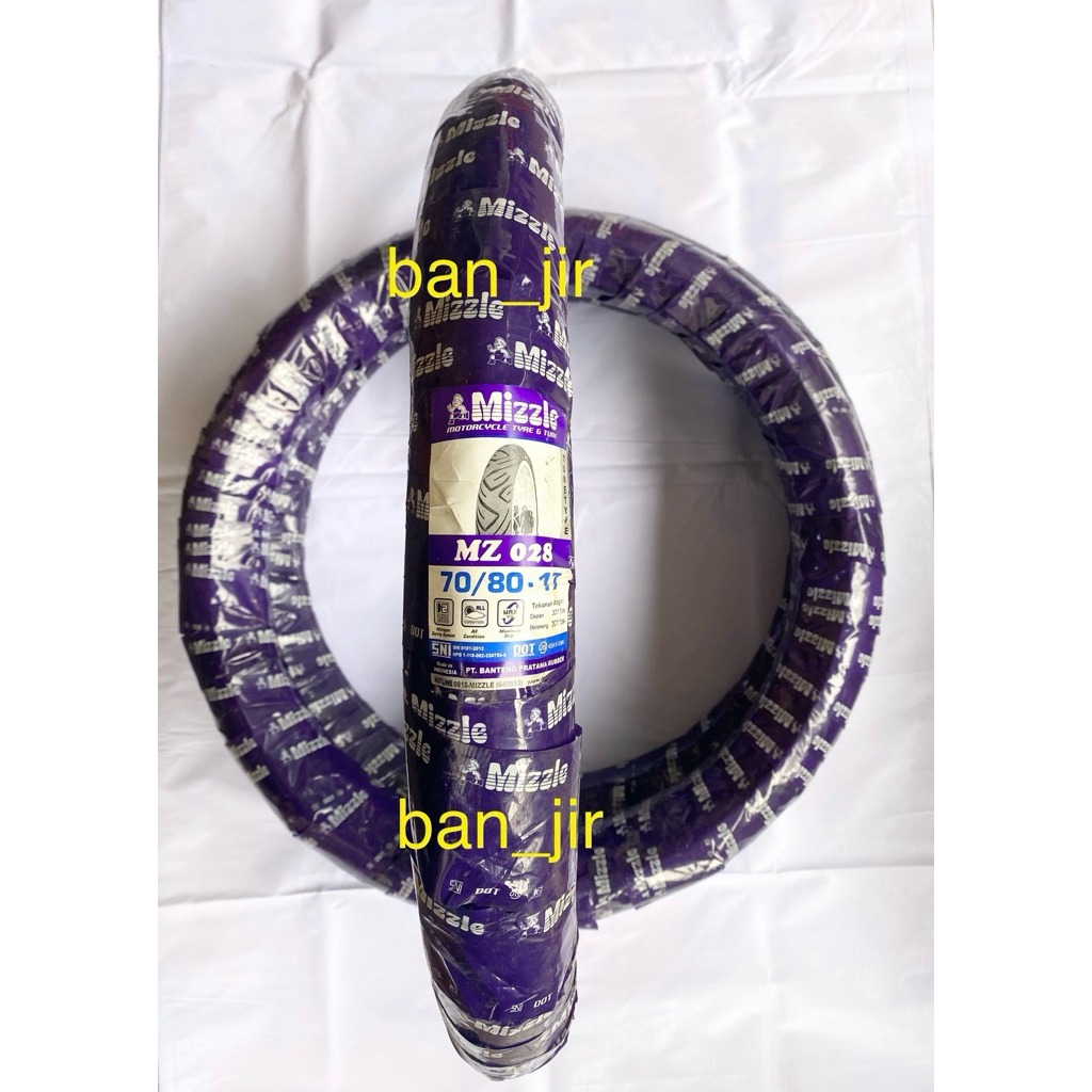 Ban Motor Mizzle MZ-028 70/80 Ring 17, Tube Type