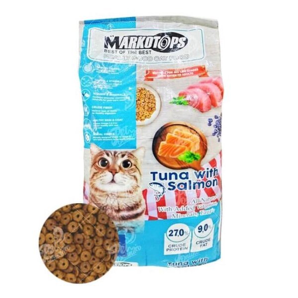 MARKOTOP ADULT DRY FOOD TUNA SALMON 800GR - MAKANAN KUCING MARKOTOP PROMO