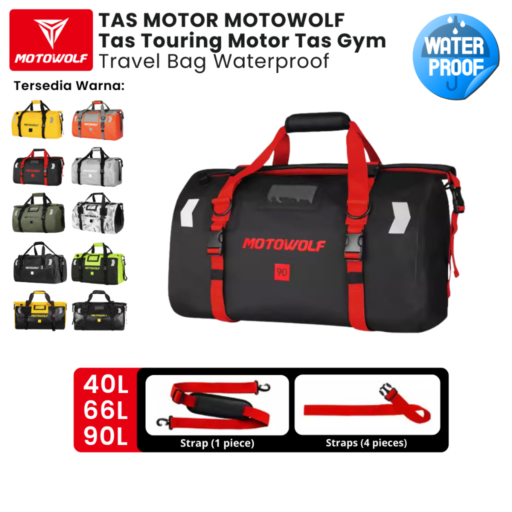 Motor Motowolf Touring Tas Motor Motowolf Tas Touring Motor Tas Gym Travel Bag Waterproof Tas Tourin