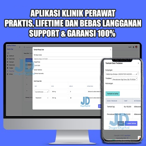 Aplikasi Klinik Perawat – Software Manajemen Klinik & Rekam Medis Pasien