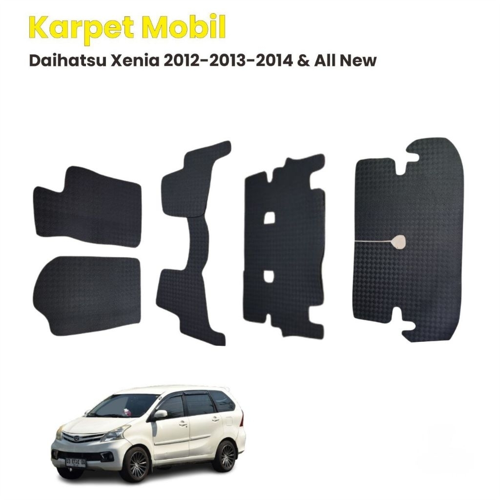 Karpet Mobil Xenia 2012-2014 All New / Karpet Alas Xenia 2012-2014 All New Fullset
