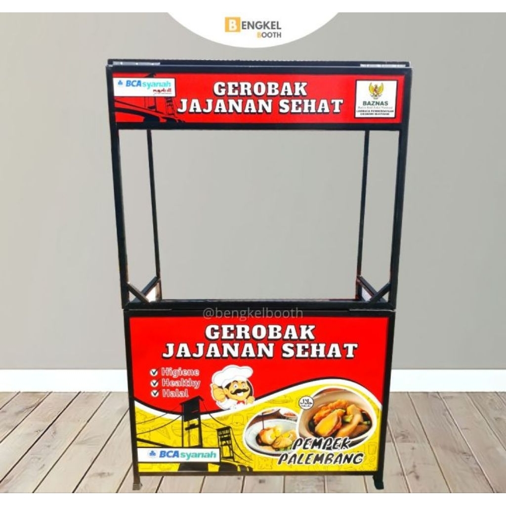 Booth portable/booth jualan/gerobak jualan/meja jualan