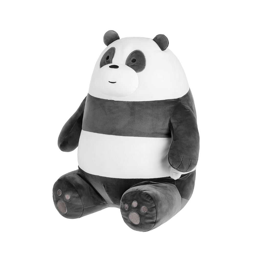 Boneka MINISO We Bare Bears Cushion Plush Toy MINISO Boneka Panda Jumbo Boneka Ice Bear Boneka Grizz