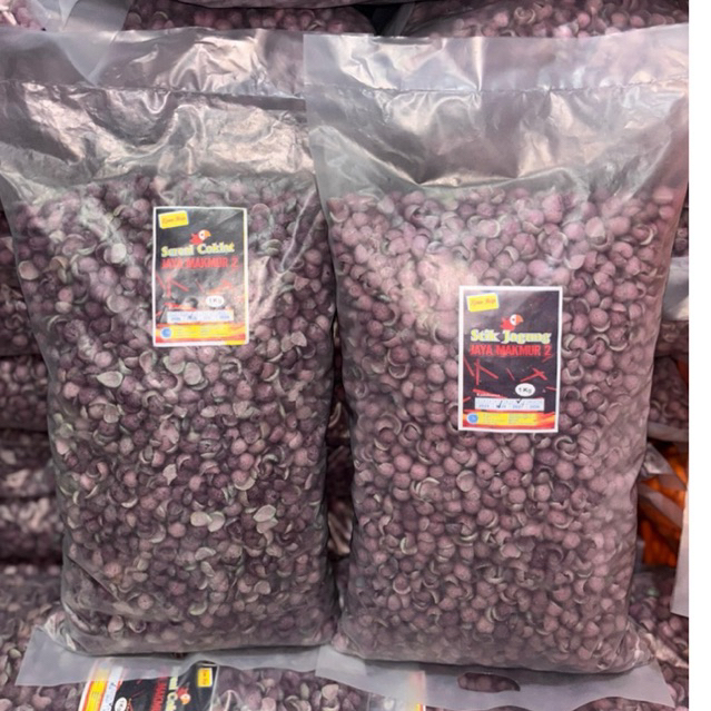 sereal puff rasa taro/ubi ungu 1kg jaya makmur2 snack