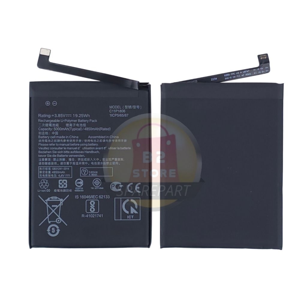 BATERAI C11P1806 FOR ASUS ZENFONE 6 2019 / ZENFONE 6Z ZS630KL BATTERY ORIGINAL QUALITY