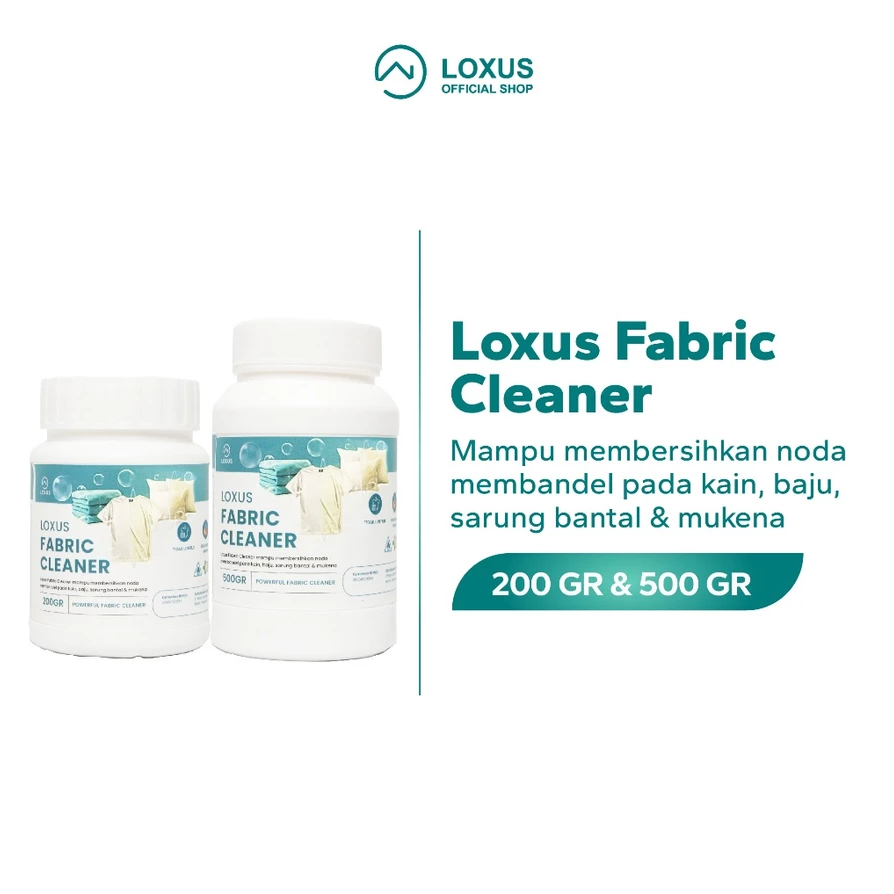 LOXUS Fabric Cleaner Pembersih Noda Baju Kain Sarung Bantal Mencerahkan Pakaian