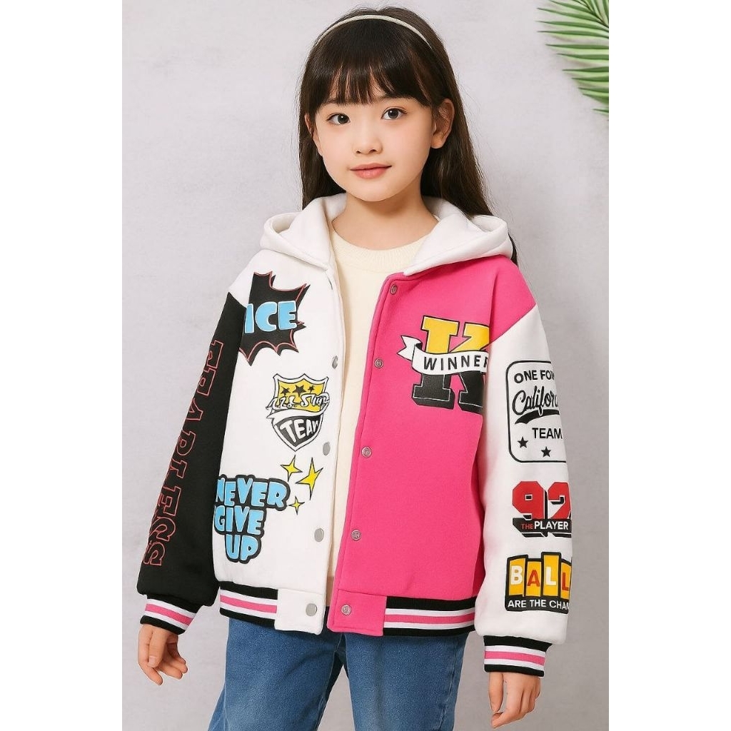 Jacket baseball anak Winner