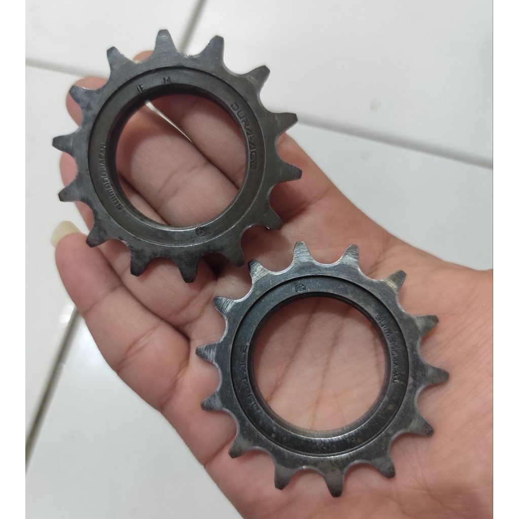 Cog dura ace njs njs 14t bekas masih tebal