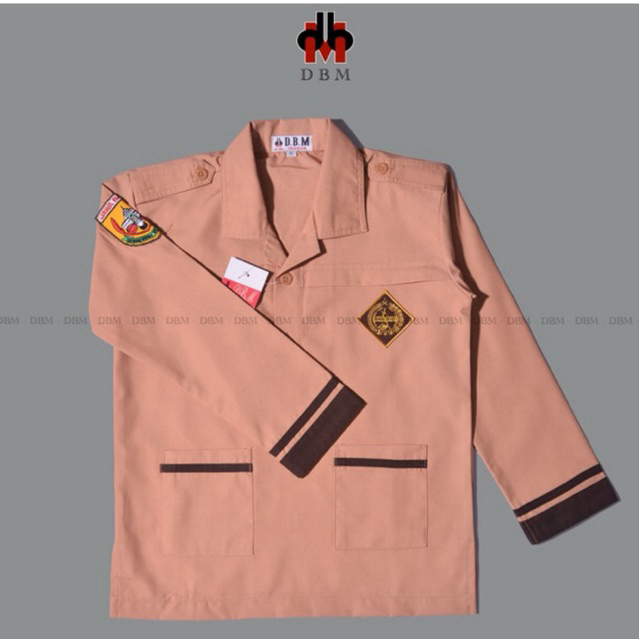 Baju Pramuka Siaga Tangan Panjang TK SD - Seragam Sekolah - Baju Seragam - Seragam DBM