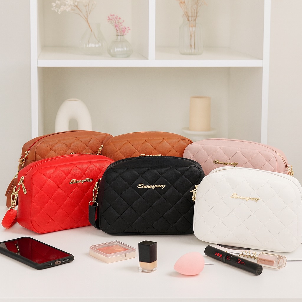 FDG_ SALE 1.1 - TAS KONDANGAN WANITA TAS PESTA TAS KERJA IBU IBU SELEMPANG SIMPEL MOTIF BORDIR