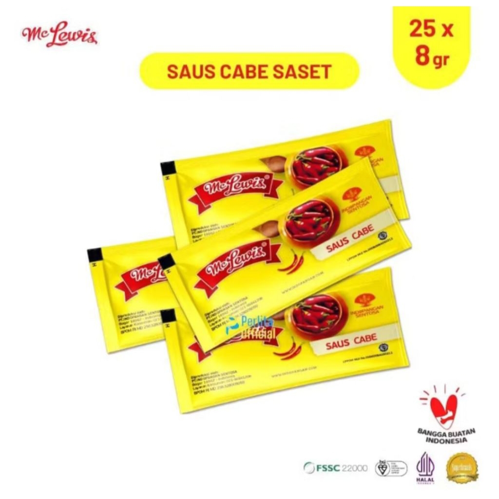 SAUS SAMBAL SACHET MC LEWIS ISI 25