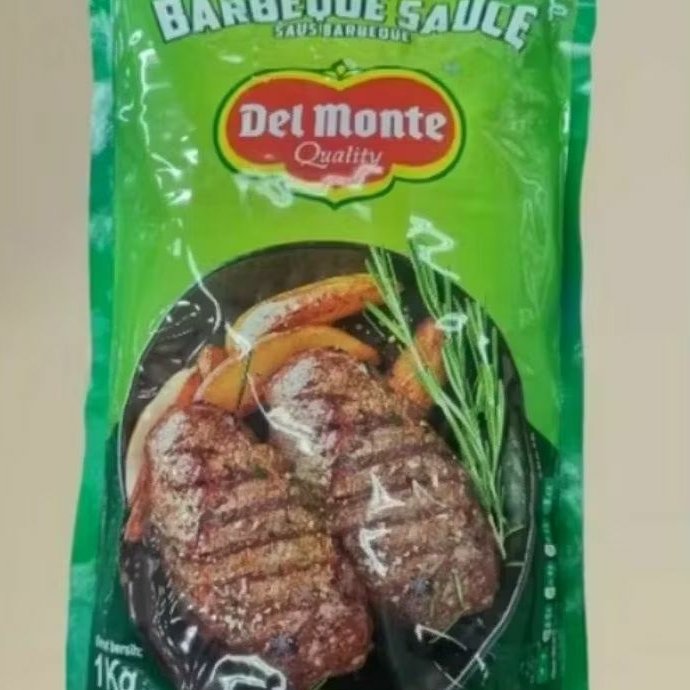 Delmonte Saus Spagethy-Saus Barbeque & Barbeque Saus Korea 1000gram
