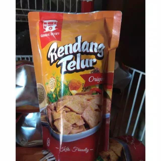 

Kripik Rendang Telur Original low carb sugar free ketogenic