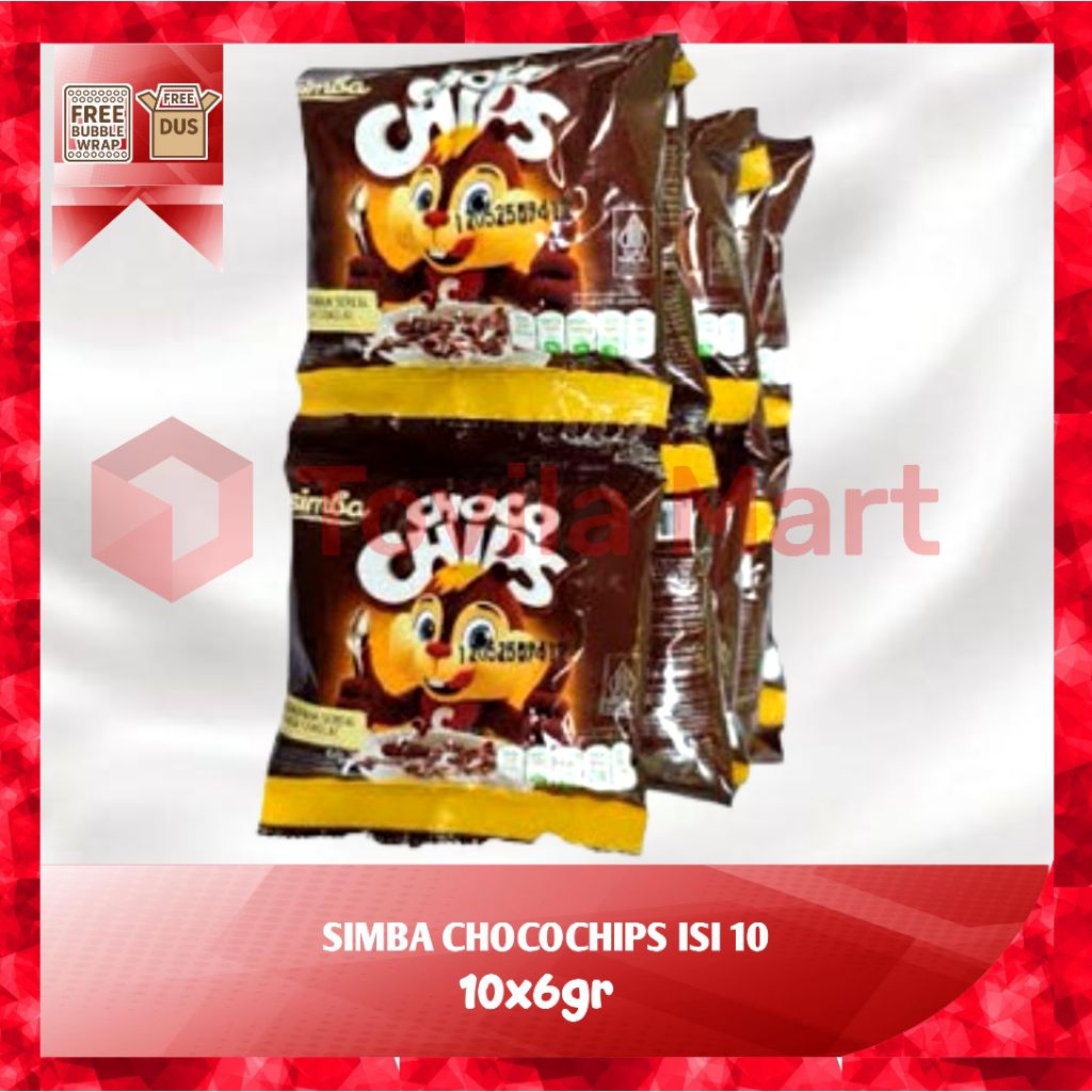 Simba Choco Chips Renceng Isi 10