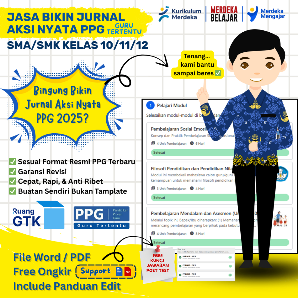 Jurnal PPG Daljab 2025 - Aksi Nyata PPG Guter SMA/SMK