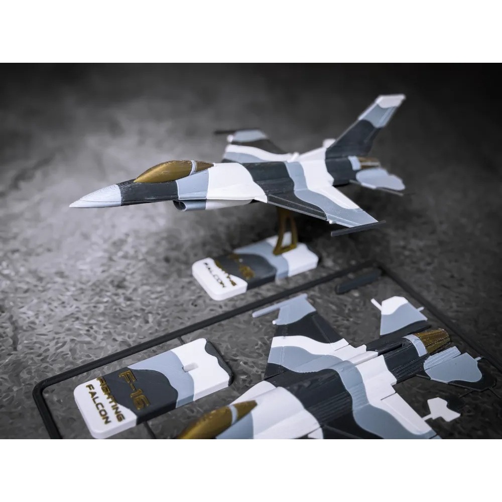 F-16 Fighting Falcon Plane Kit Card - Model Kit Pesawat Tempur Serbaguna#NK#1#A440