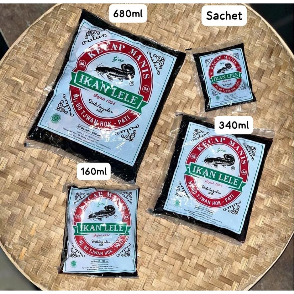 KECAP LELE SACHET  ISI 12 PCS/KECAP LELE 160ML ISI 4/KECAP LELE 340ML/Kecap Lele 680ml