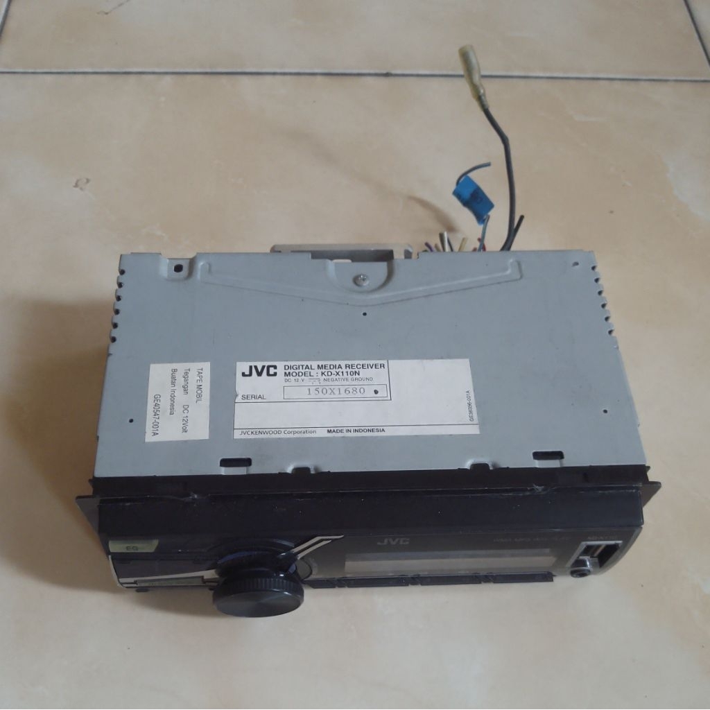 Head Unit JVC KD-X110N datsun audio mobil radio usb flashdisk