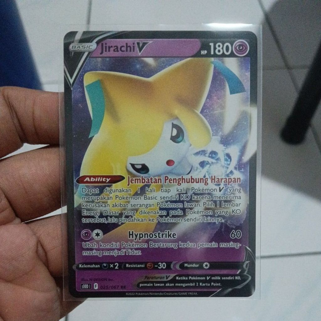 s10D 025/067 RR Jirachi V - Pokemon TCG Indonesia