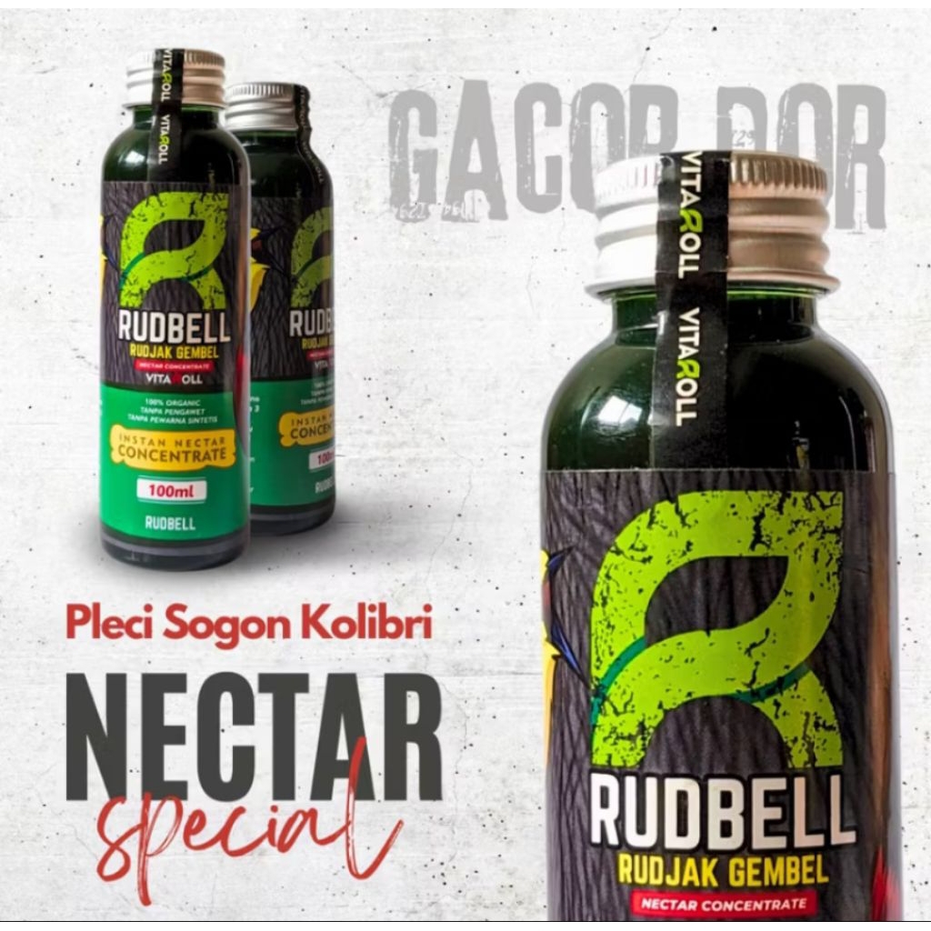 RUDBELL Nectar Kolibri Sogon Rudjak Nektar Tanpa Kroto
