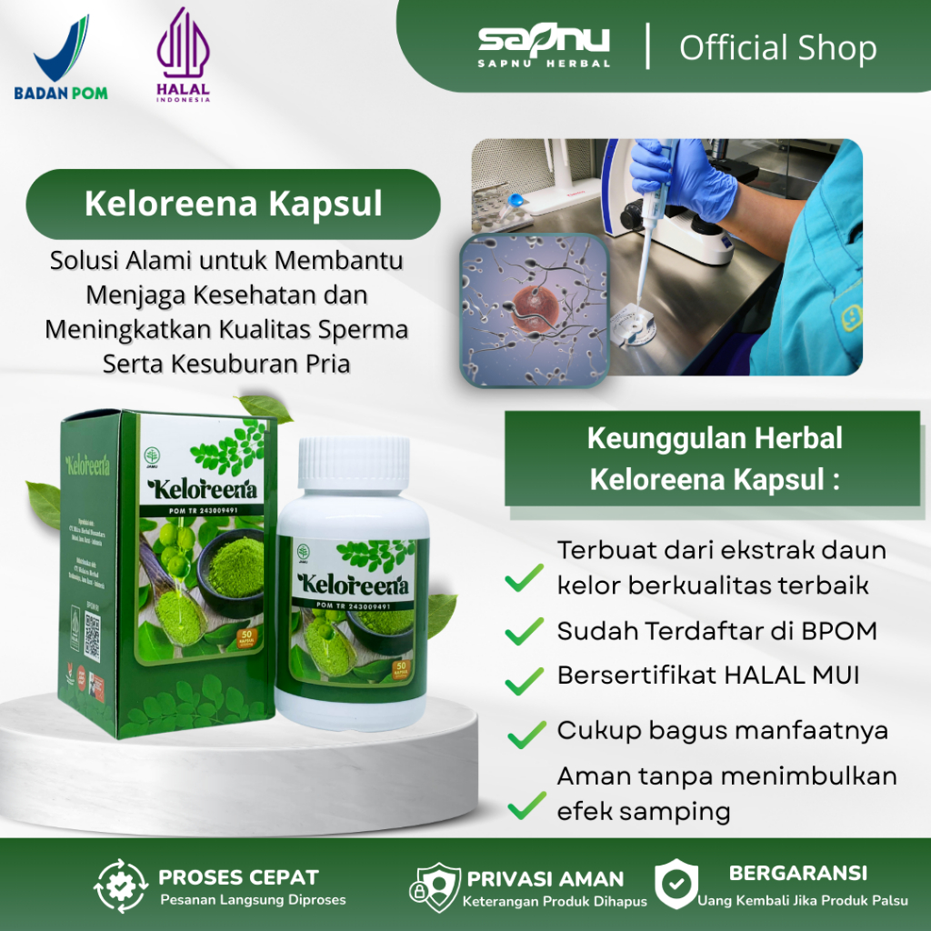 Obat Sperma Encer Pria Pengental Penyubur Sperma Penambah Sperma Air Mani Encer Azoospermia Teratozo
