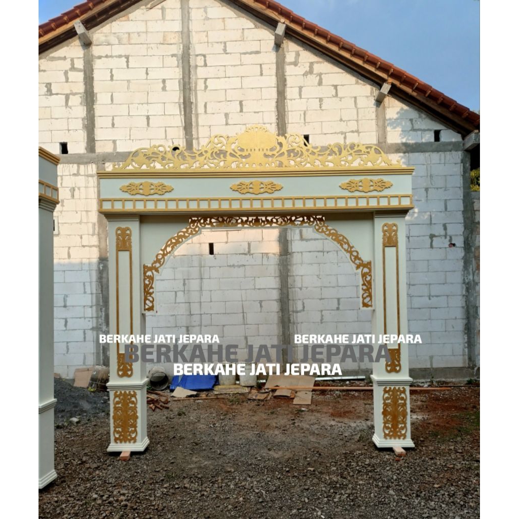 GAPURA PINTU MASUK WEDDING,LORONG PELAMINAN, BACKDROP GAPURA PELAMINAN