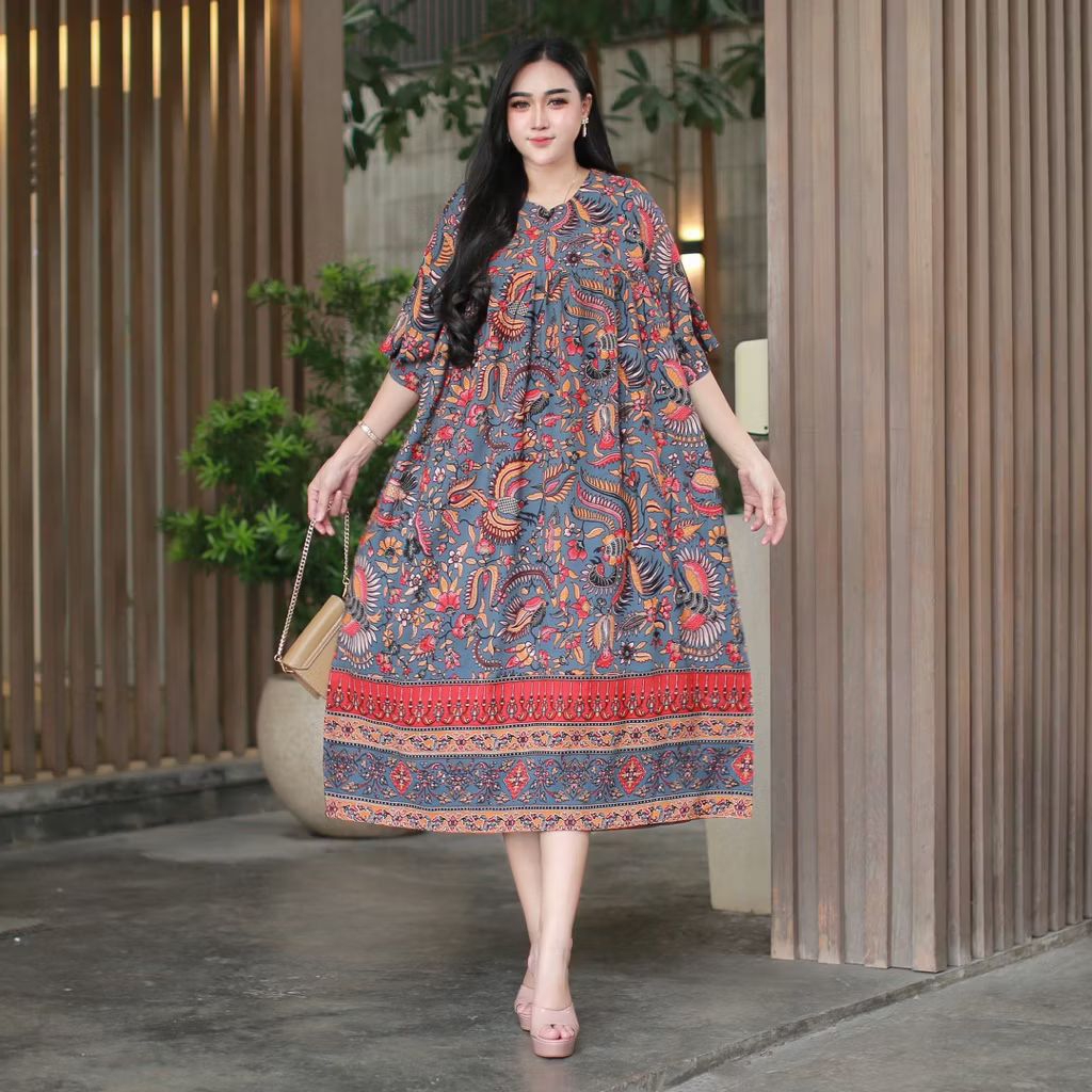 Daster full batik LD 130cm (Alesha batik )