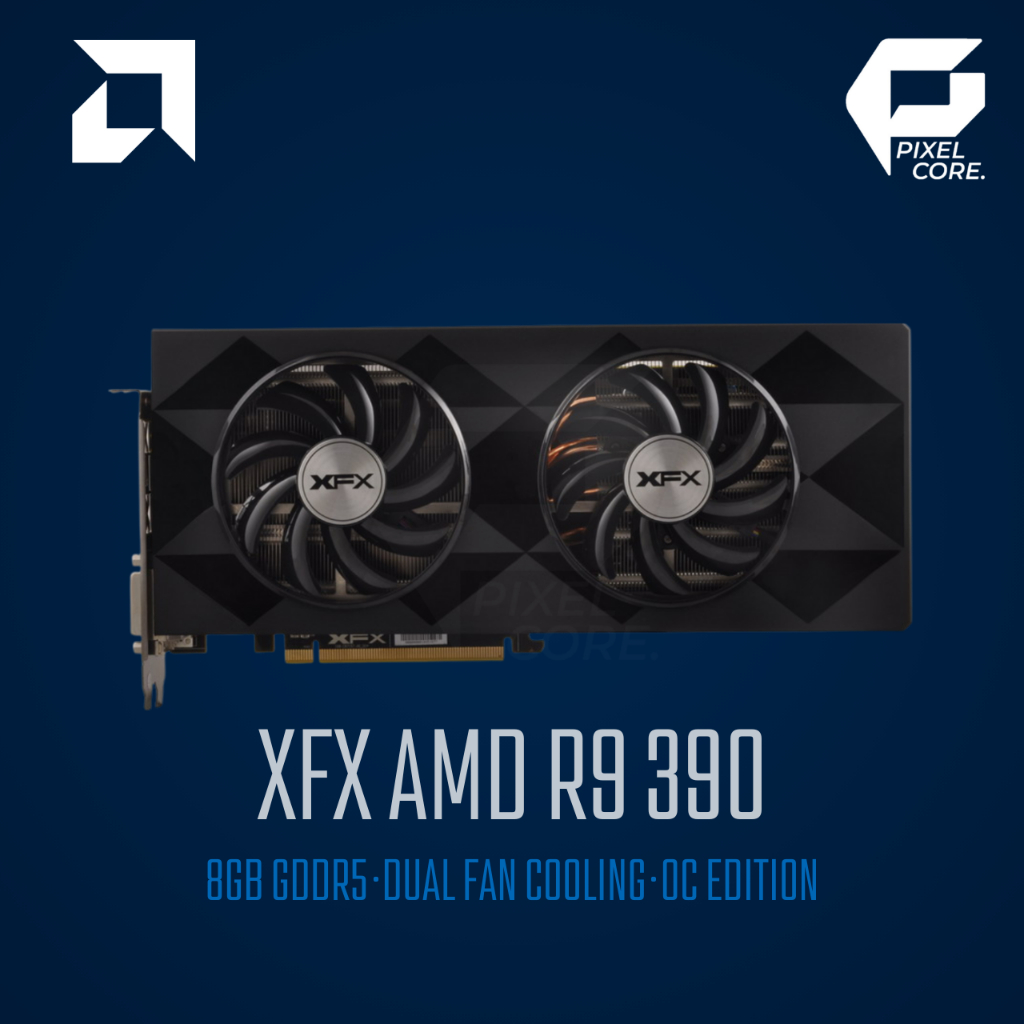 VGA AMD RADEON R9 390 8GB GDDR5 XFX DOUBLE DISSIPATION