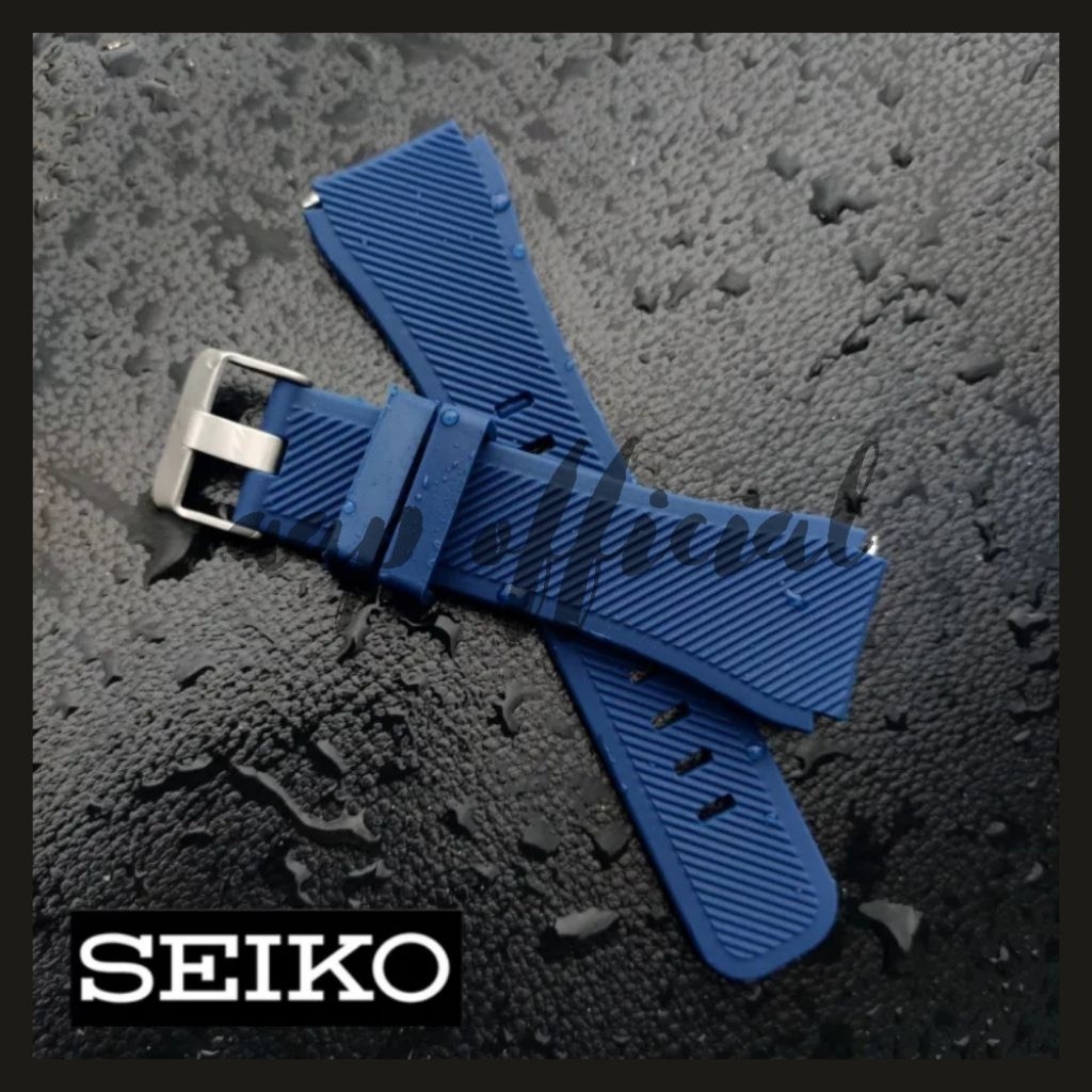 Tali Jam Tangan Seiko Diver 22 mm Silicone Strap Tali Jam Tangan Seiko Diver