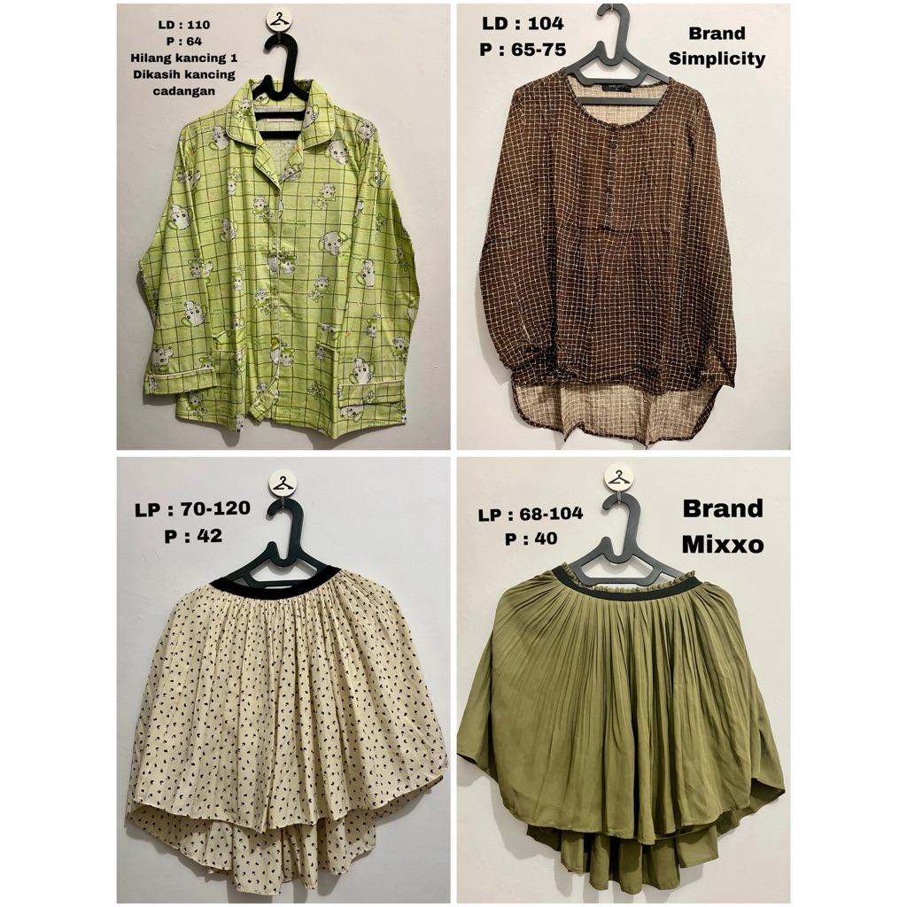 Piyama/Home Dress / Dress Kutung Pendek / Rok Pendek / Daster / Baju Tidur