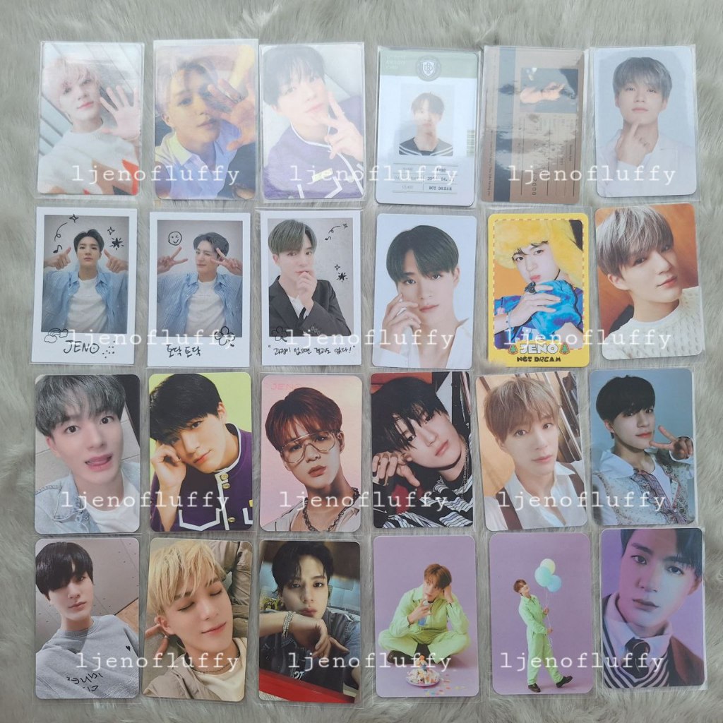 PC JENO WE BOOM YZY YIZHIYU GLITH MODE GLIMO ID CARD GOLDEN AGE MERNEL POLAROID POLA CANDY HOLO SG23
