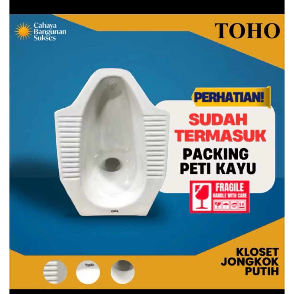 Closet Jongkok TOHO TERLENGKAP / Closet Jongkong TOHO