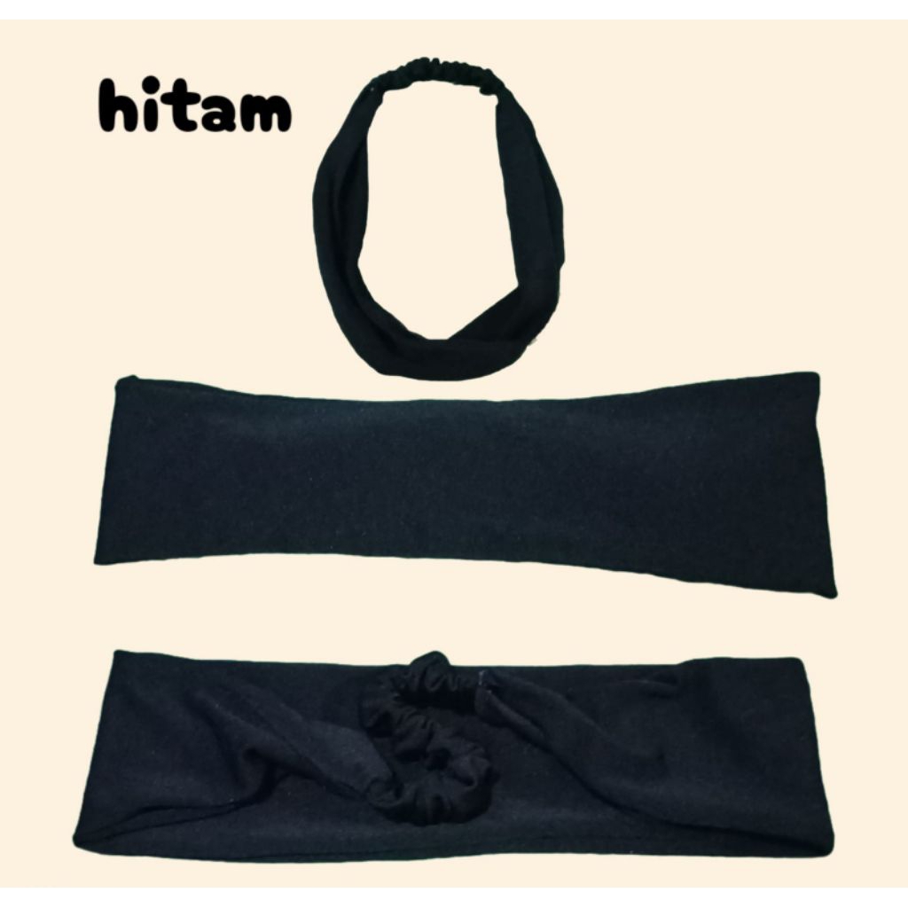 headband bandana Korea style wanita aksesoris/ikat kepala headband sport fashion wanita kekinian