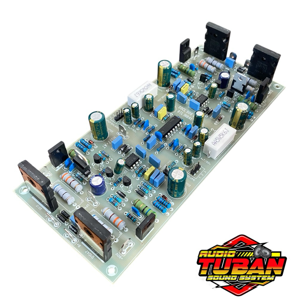 DRIVER SOCL 506 TEF BTL BRIDGE plus INBAL MODIF BASS NENDANG Pcb fr4