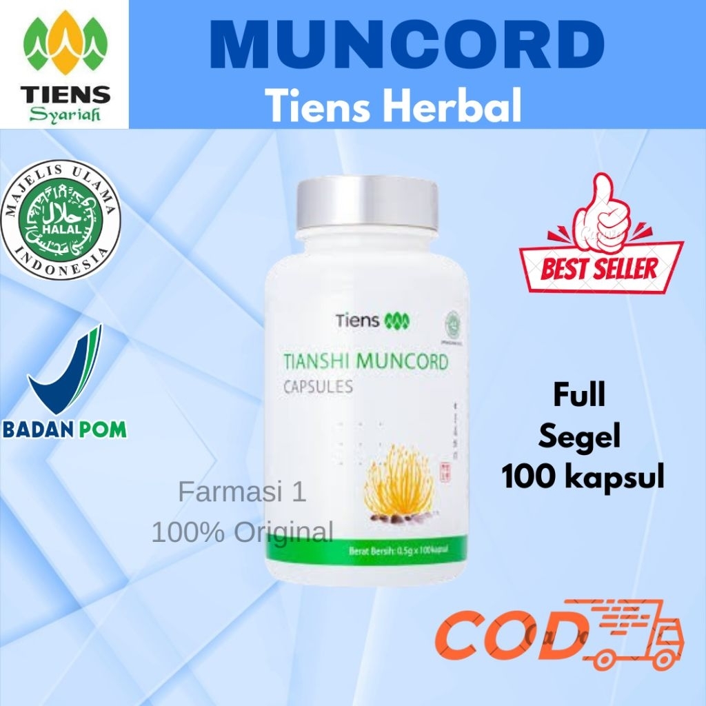 Muncord Tiens Original 100 Kapsul Cordyceps